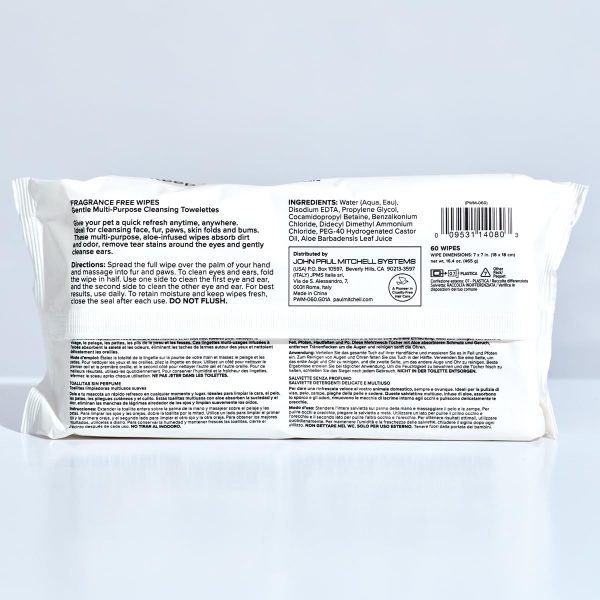 Fragrance Free Wipes, Gentle Multi-Purpose Cleansing Towelettes - Image 3